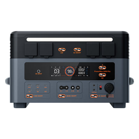 OSCAL PowerMax 2400 Pro Portable Power Station 2016Wh 2400W